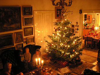 Christmas in the Villa Nøjsomhedenv, December 2002. © Thorsten Overgaard. 