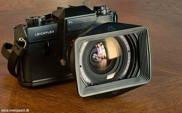 Leitz Leicaflex SL with the Leica 19mm Elmarit-R f/2.8 Version I