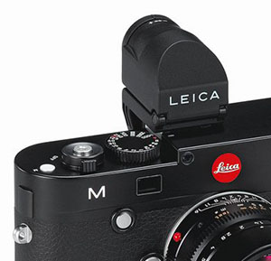 Leica Visoflex EVF2 electronic viewfinder on the Leica M 240.