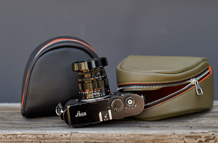Auch! - The Camera Pouch comes in two colors. the Safari Olive Green was meant for the limited Safari Edition cameras but turned out so beautiful I decided to use it for everything. "Handmade in Italy of the finest materials, by the finest people, for the most awesome people in the world"