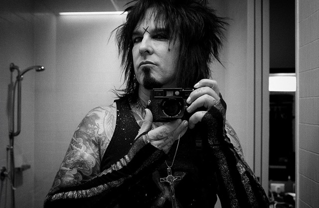 American musician of Mötley Crüe, radio host and long-time Leica lover, Nikki Sixx with "The SEXY BEAST", his Leica M9. You can find his photo blog "Some Call me Sizxx" here