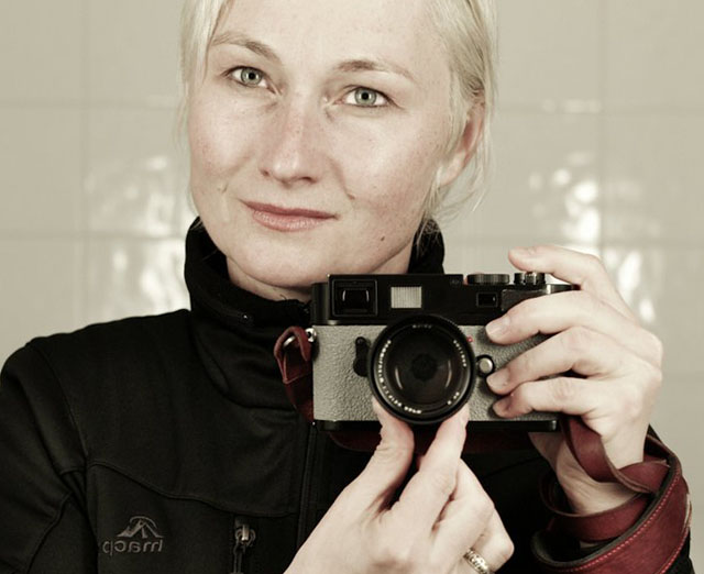 Birgit Krippner Leica M9 with Griptac Medium Grey leather