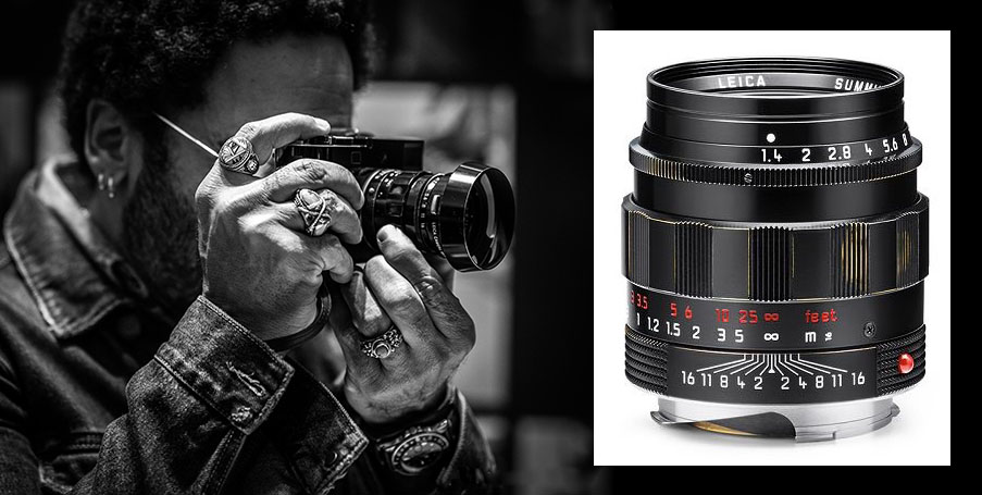 The limited edition 50mm Summilux in the Lenny Kravitz set is pre-brassed. 