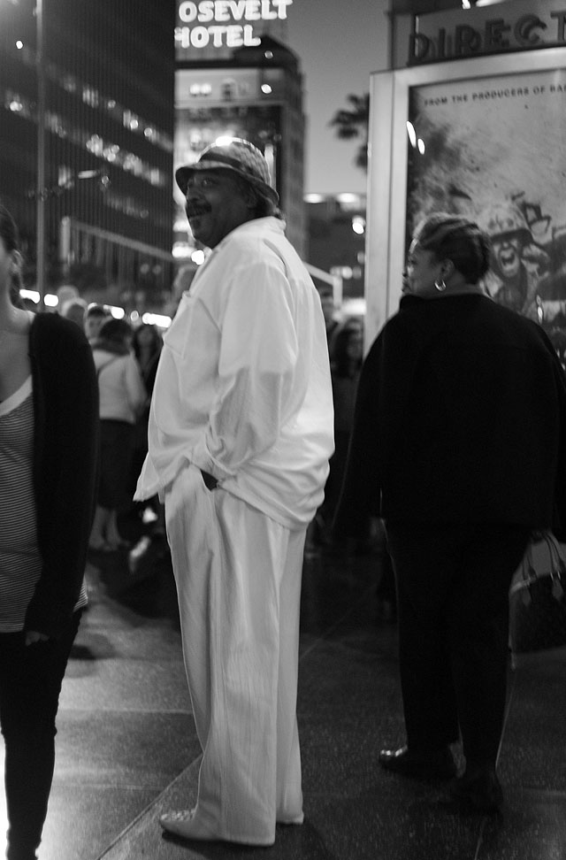 Rosevelt Hotel scenery at Hollywood Boulevard outside The Kodak Theatre in Los Angeles. Leica M9 with Leica 50mm Summicron-M f/2.0