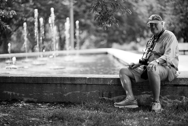 Dick Miles taking a rest in Forest Park. Leica M10 with Leica 75mm Noctilux-M ASPH f/1.25. © 2018 Thorsten von Overgaard. 