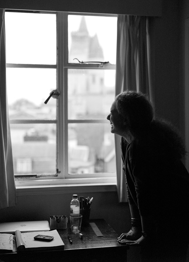Inside the room of Ernst's daughter in the girls quarter at Cambridge University. It actually is more a small apartment than a room, with a separate bedroom. Leica M Monochrom with Leica 50mm APO-Summicron-M ASPH f/2.0

