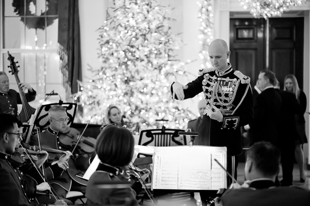 The orchestra in the Entrance Hall of the White House. Leica M10 with Leica 50mm Summilux-M ASPH f/1.4 BC. © 2017 Thorsten von Overgaard.