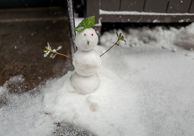 Snow man in New York 2016. Leica Q. © Thorsten Overgaard. 