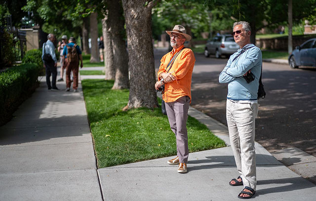 Thorsten Overgaard and Aldo Castaneda in Denver. Photo by Dave Duke. 
