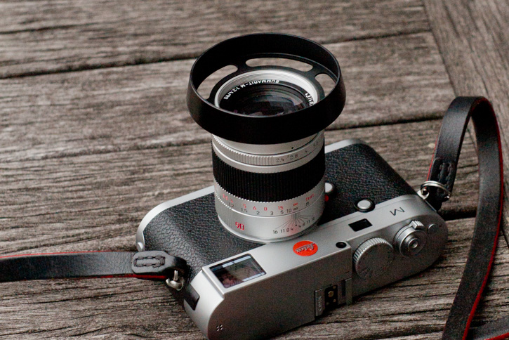 Leica 90mm Summarit-M f/2.4 with Thorsten von Overgaard ventilated lens shade. 