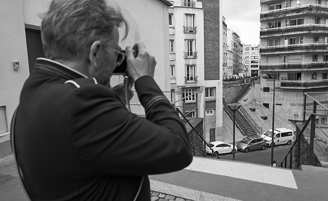 Revisiting Escalier côté rue de Crimée 68 years later. Photo: Layla Bego. 