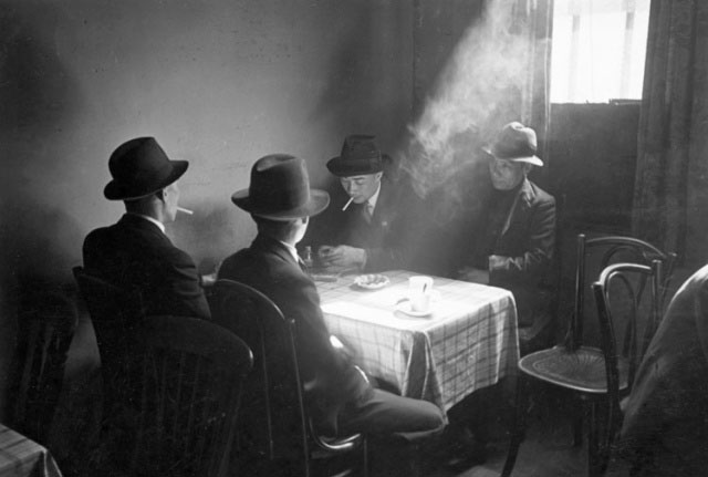 Chinese cafe in Liverpool by Bert Hardy (1913-1995).