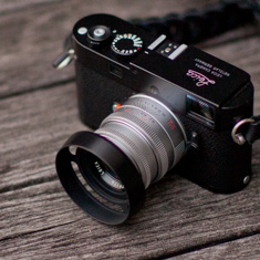 Ventilated Lens Shade  for Adventurers made for E39 Leica lenses. 
