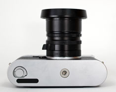 E46 ventilated lens shade on Leica 50mm Summilux-M ASPH f/1.4