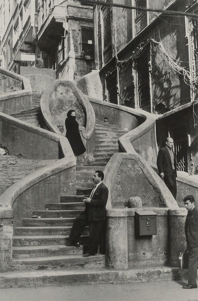 Henri Cartier-Bresson Camondo Steps, Galata, Istanbul, Turkey, 1964