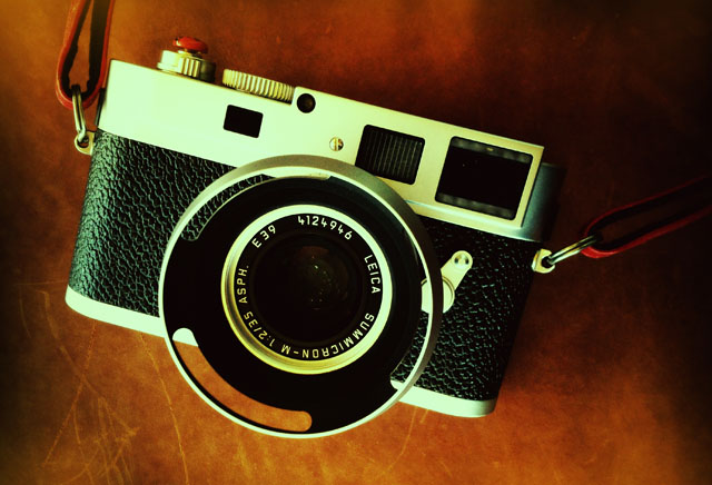 Leica 12504 crome lens shade