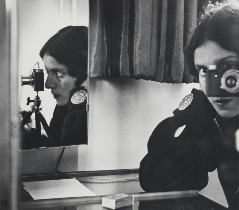 Ilse Bing, Picasso's model and muse, made this "Self-Portrait with Leica" in 1931