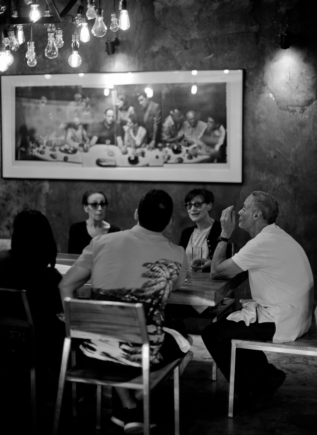 Sunday diner with the Mafia family in Bangkok. Leica M 240 with Leica 50mm Noctilux-M ASPH f/0.95.   