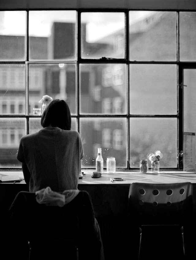 Inside Cafe Lynfabrikken in Aarhus, Denmark. This is what I consider my first Leica M Monochrom photo. 
Leica M Monochrom (2012) with Leica 50mm Noctilux-M f/1.0 (1994). © Thorsten Overgaard. 