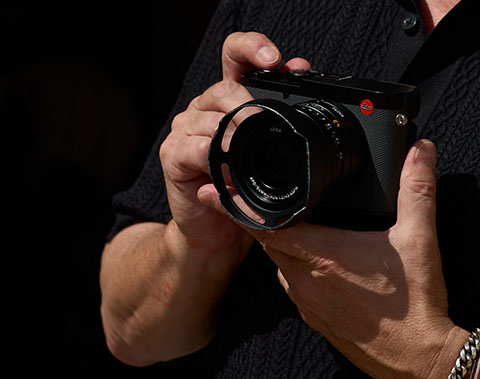 The Leica Q3 43 ventilated shade designed by Thorsten Overgaard. 