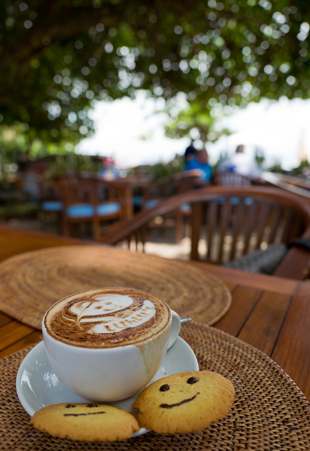 Coffee on the beach in Bali. Leica SL with Leica 24-90mm Vario-Elmarit-SL ASPH f/2.8-4.0.  