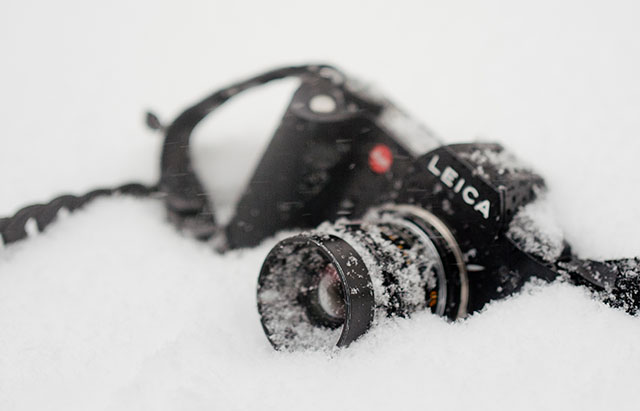 Leica SL in the snow. © Thorsten Overgaard. 