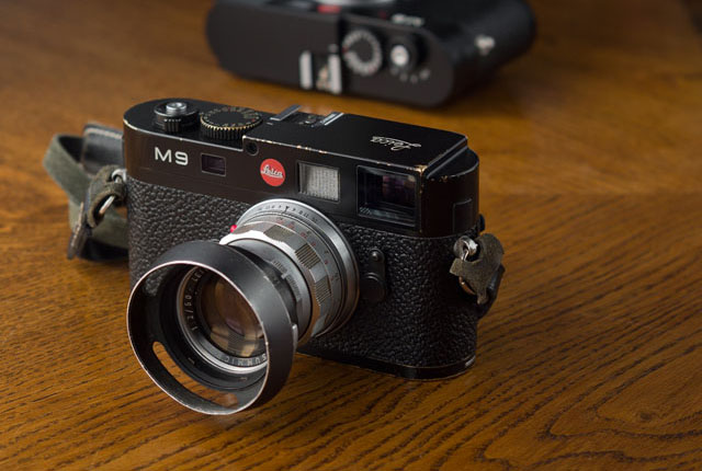 My well-brassed Leica M9. © Thorsten Overgaard.