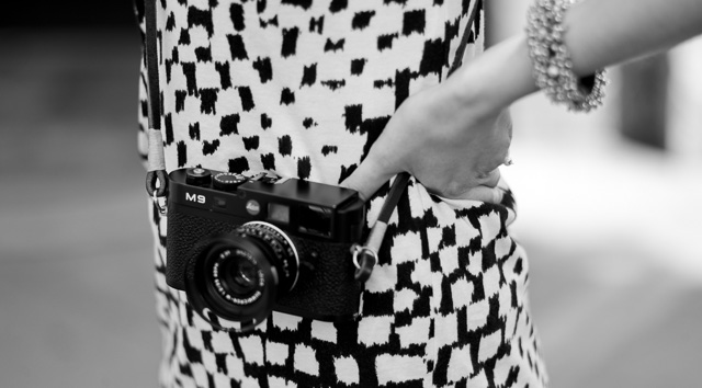 Lisa Kutzelnig with her Leica. Leica M9 with Leica 50mm Noctilux f/1.0. © Thorsten Overgaard. 