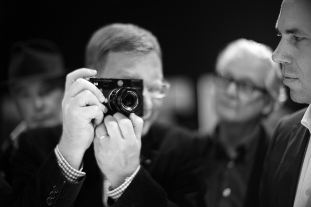 The new Leica M240 is being presented. Leica M9 with Leica 50mm Noctilux-M f/1.0.