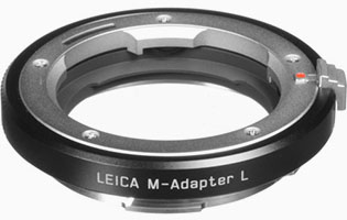 Leica M-Adapter L for using Leica M lenses on the Leica SL, Leica TL2 and Leica CL.