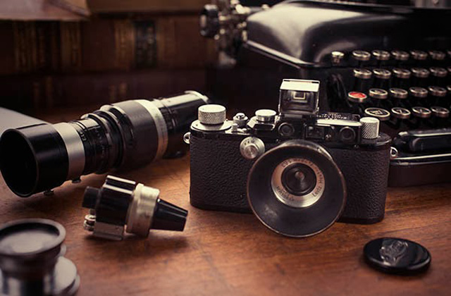Photo by Tom Gill: A Leica IIIc 1938 with the 28mm Hektor f/6.3, the first Leica 28mm lens. 