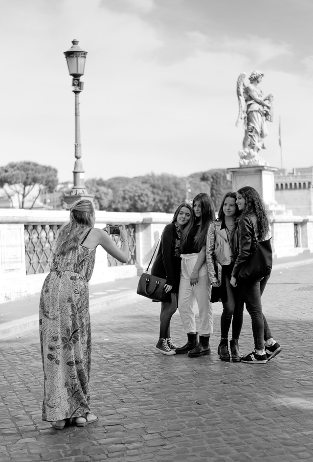 Girls in Rome, Italy. Leica TL2 with Leica 35mm Summilux-TL ASPH f/1.4. © 2017 Thorsten Overgaard.  