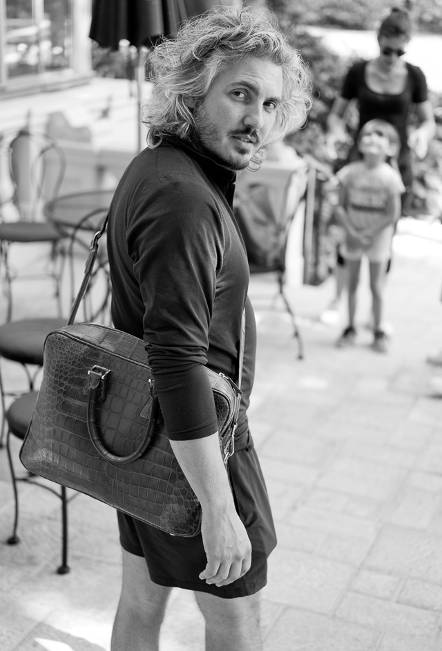 Designer Matteo Perin with "The Von" camera bag. Leica TL2 with Leica 35mm Summilux-TL ASPH f/1.4. © 2017 Thorsten Overgaard. 