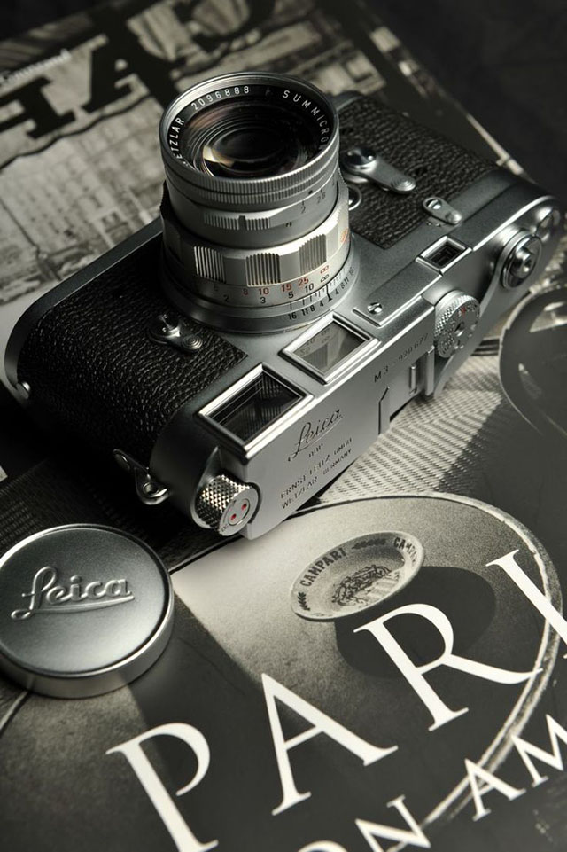 The Leica 50mm Summicron-M Rigid f/2.0 on a Leica M3. 