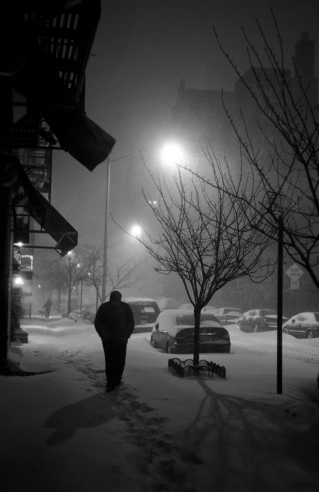 The New York blizzard, December 2010. Leica M9 with Leica 50mm Summicron-M f/2.0 II.© 2010-2017 Thorsten Overgaard. 