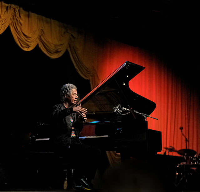 Chick Corea explains, "I've done a few solo piano concerts in the past, so I'll try to manage without my band". Leica M10-P with Leica 50mm Summilux-M ASPH f/1.4 BC. © Thorsten Overgaard.