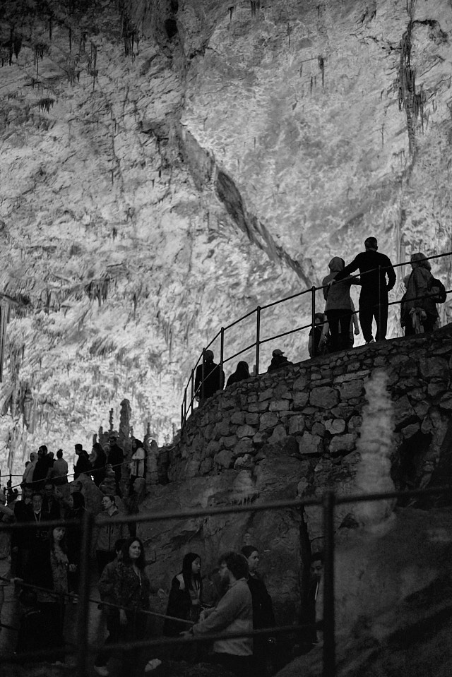 The 16 kiometer long Postojna Caves in Slovenia are 3 million years old. Leica M10-R with Leica 50mm Summilux-M f/1.4. © Thorsten Overgaard. 