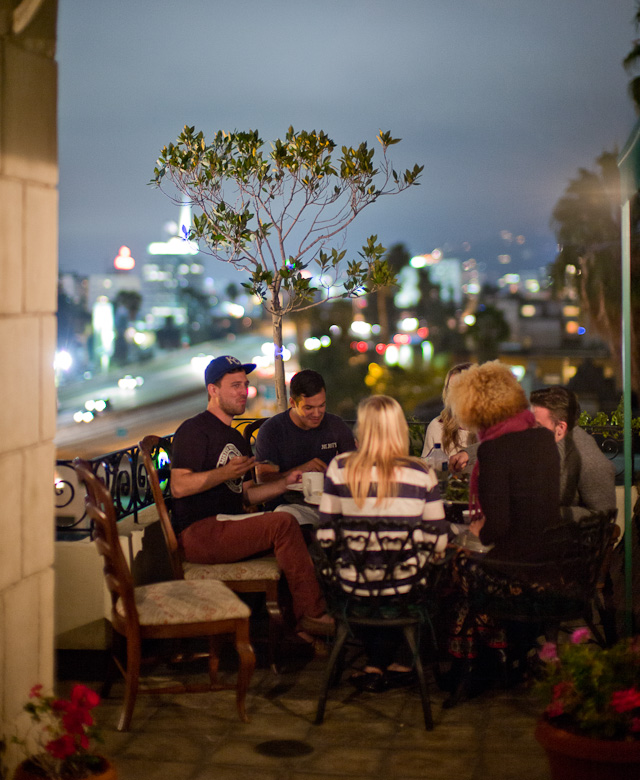 Reid H. Bangert having late night dinner with my kids, Joy and me. Leica M 240 with Leica 50mm Noctliux-M ASPH f/0.95. 