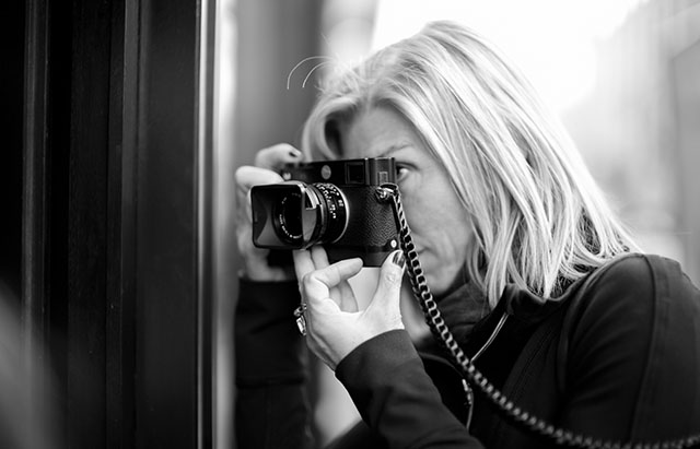 Brenda with the Leica M9 