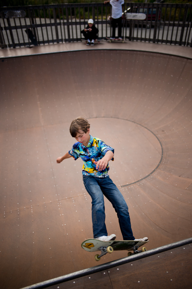 Young skater at Godsbanen in Aarhus, Denmark. Leica M 240 with Leica 28mm Summilux-M ASPH f/1.4at f/1.4. © 2015-2016 Thorsten Overgaard.