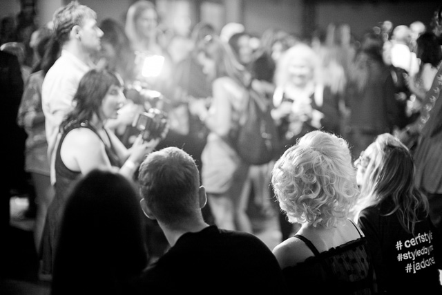 The time before and after, and all around the actual fashion show ... is often the real show. New York Fashion Week. Leica M 240 with Leica 50mm Noctilux-M ASPH f/0.95
