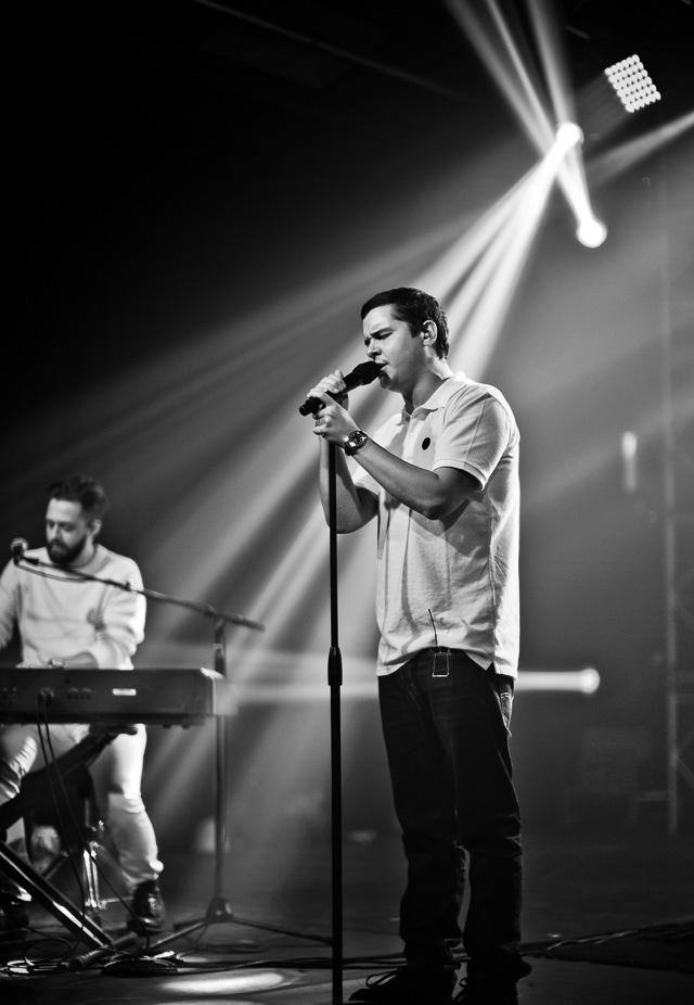 Danish recording artist Lukas Graham performing at the Warner/Chappell Grammys afterparty at Milk Studios in Hollywood. Leica M 240 with Leica 50mm Noctilux-M ASPH f/0.95.