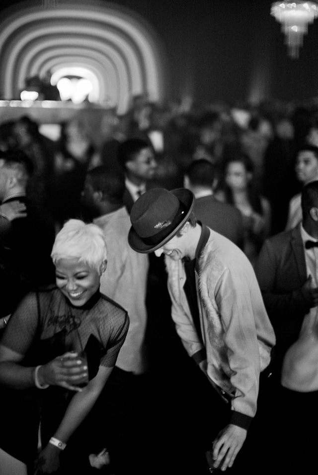 Here's an atmosphere shot from the Grammys afterparty at the Warner/Chappell party at Milk Studios. Jake Troth rocking' out on the dance floor to the vinyl beats from D-Nice. Leica M 240 with Leica 50mm Noctilux-M ASPH f/0.95.