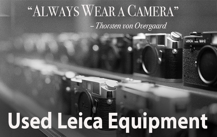 Use Leica Equipment at Thorsten von Overgaard Gallery Store
