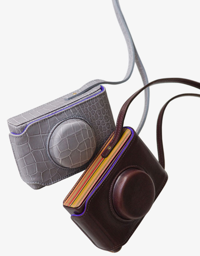 Paul Smith and Leica Camera AG limited edition Leica D-Lux 5 leather cases for Christmas 2011