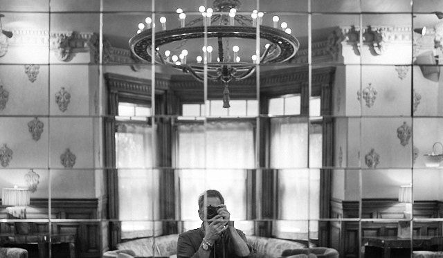 Leica Q3 43 selfie. The Hotel Chelsea, New York. © Thorsten Overgaard.