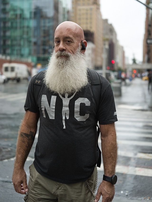 New York. The Leica Q3 43 is handy for street portraits. © Thorsten Overgaard.