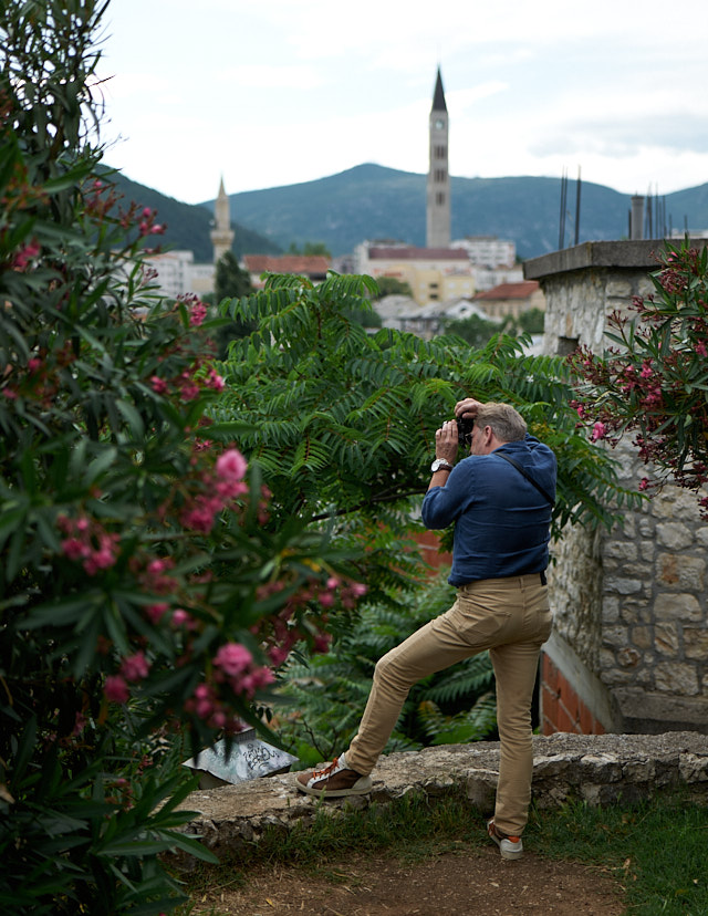 Thorsten Overgaard in Mostar. Photo by Layla Bego. Leica SL2 with Leica 50mm Summicron-SL f/2.0. 