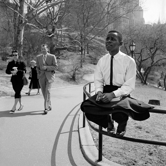 Here's a blast from the past. It's a Vivian Meier photo from Central Park. 