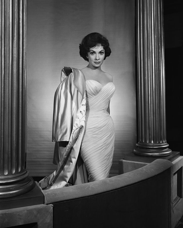 Here Gina Lollobrigida is photographed in 1958 by another (sometimes Leica) photographer, Yousuf Karsh to illustrate her talent both in front and behind the camera.